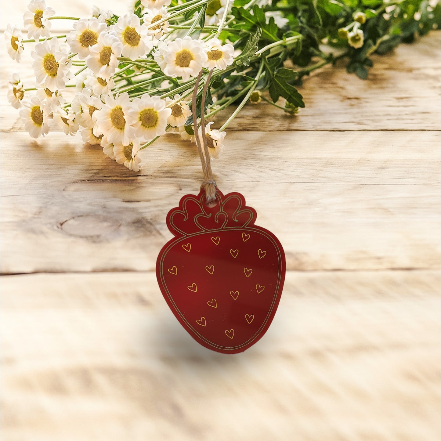 Strawberry Car Charm