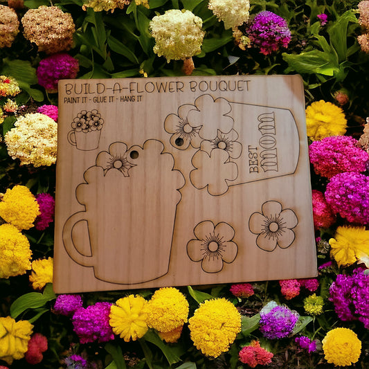 Mother's Day Build A Flower Bouquet DIY