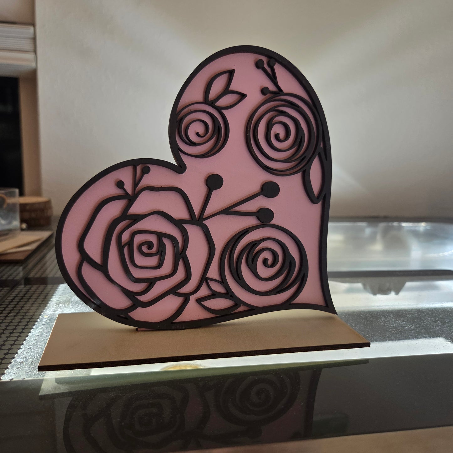 2 Piece Heart Shelf sitters