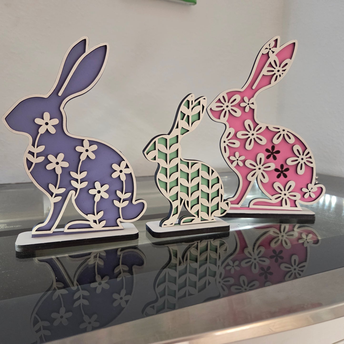 3 piece Bunny Shelf sitter