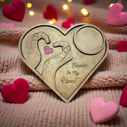 Forever in my heart votive holder