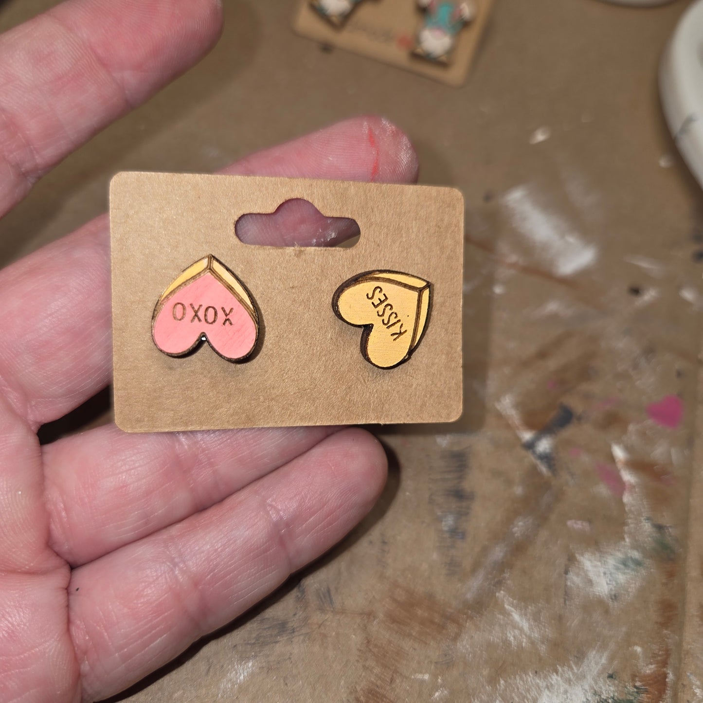 Conversation Heart Earrings