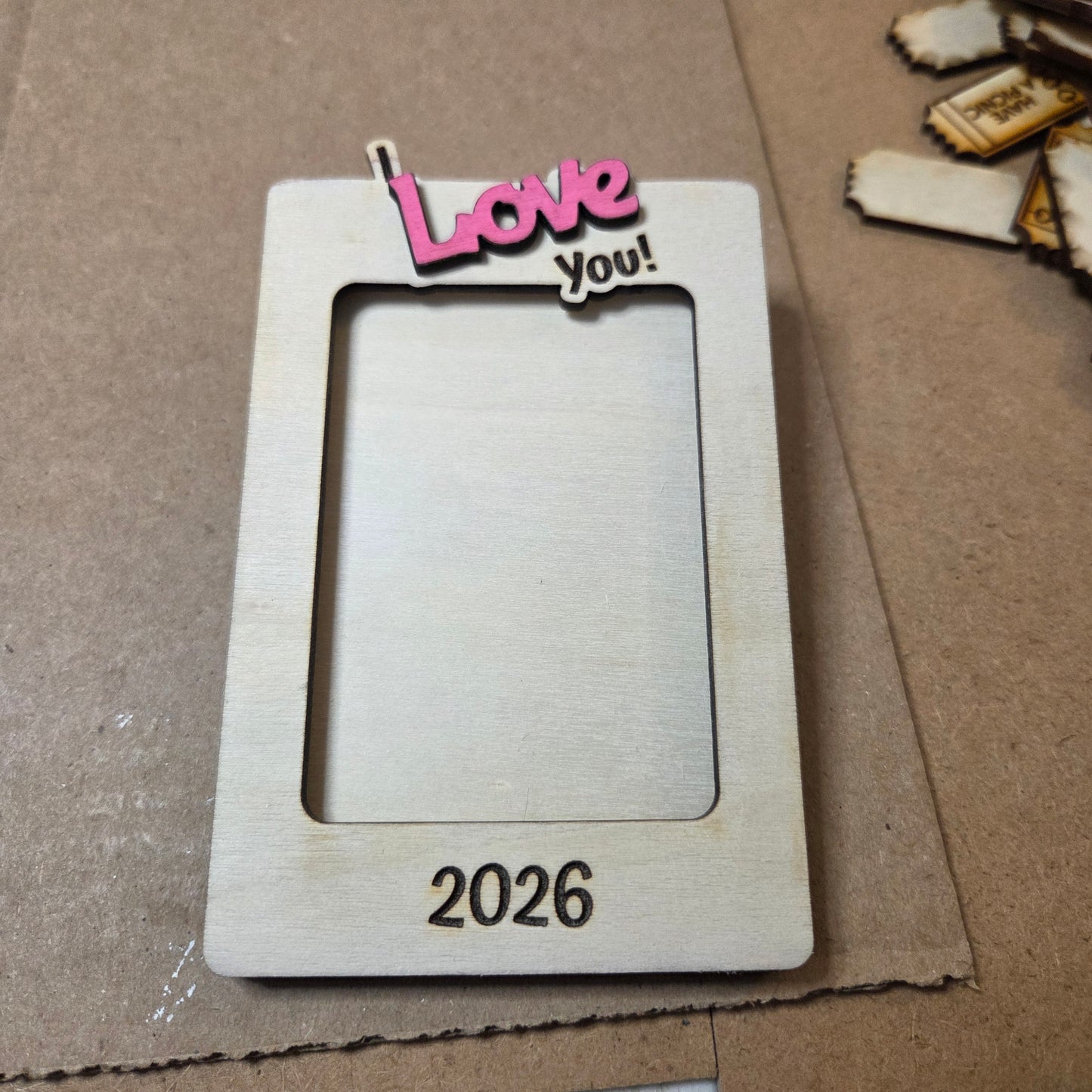 Visor Clip Photo Frames