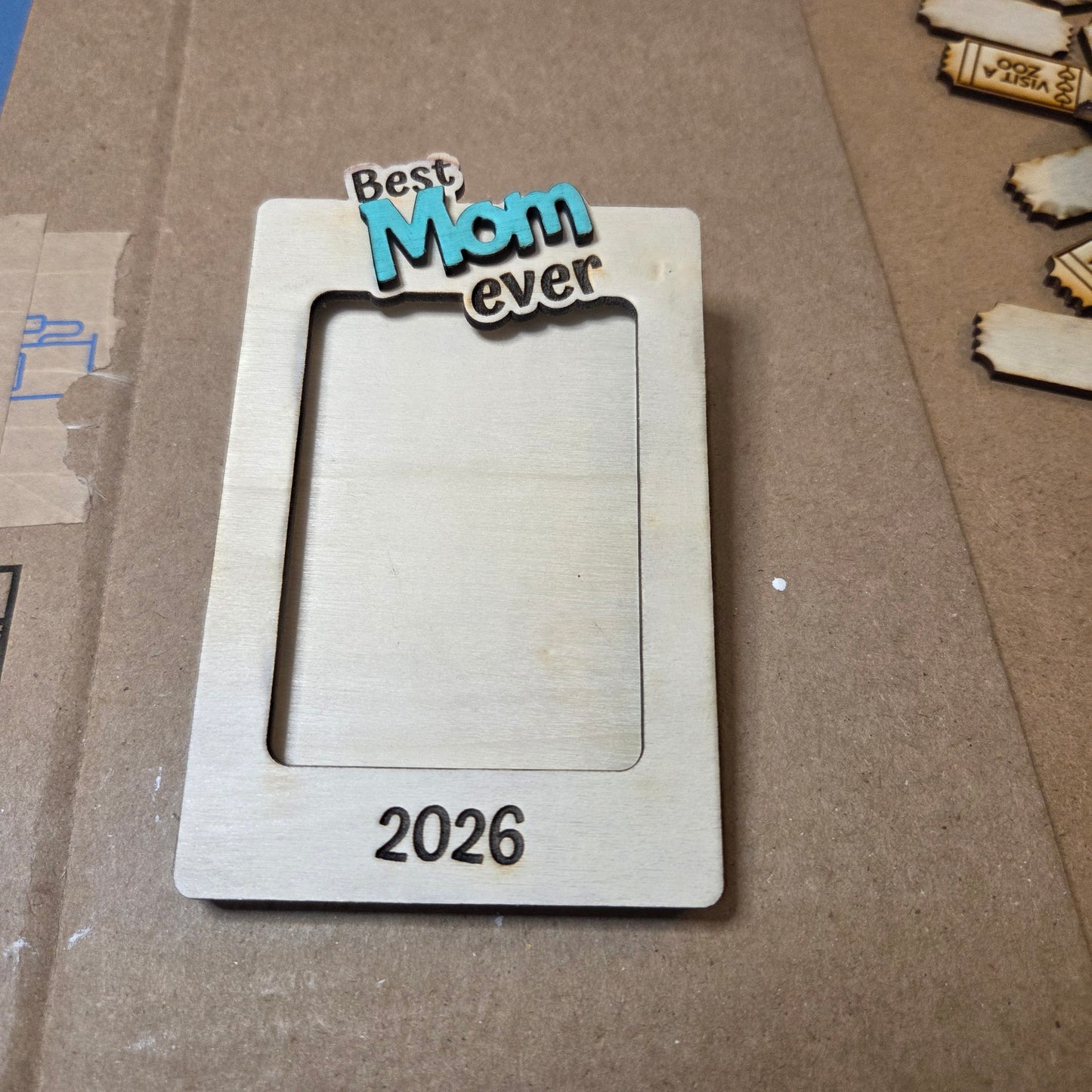 Visor Clip Photo Frames