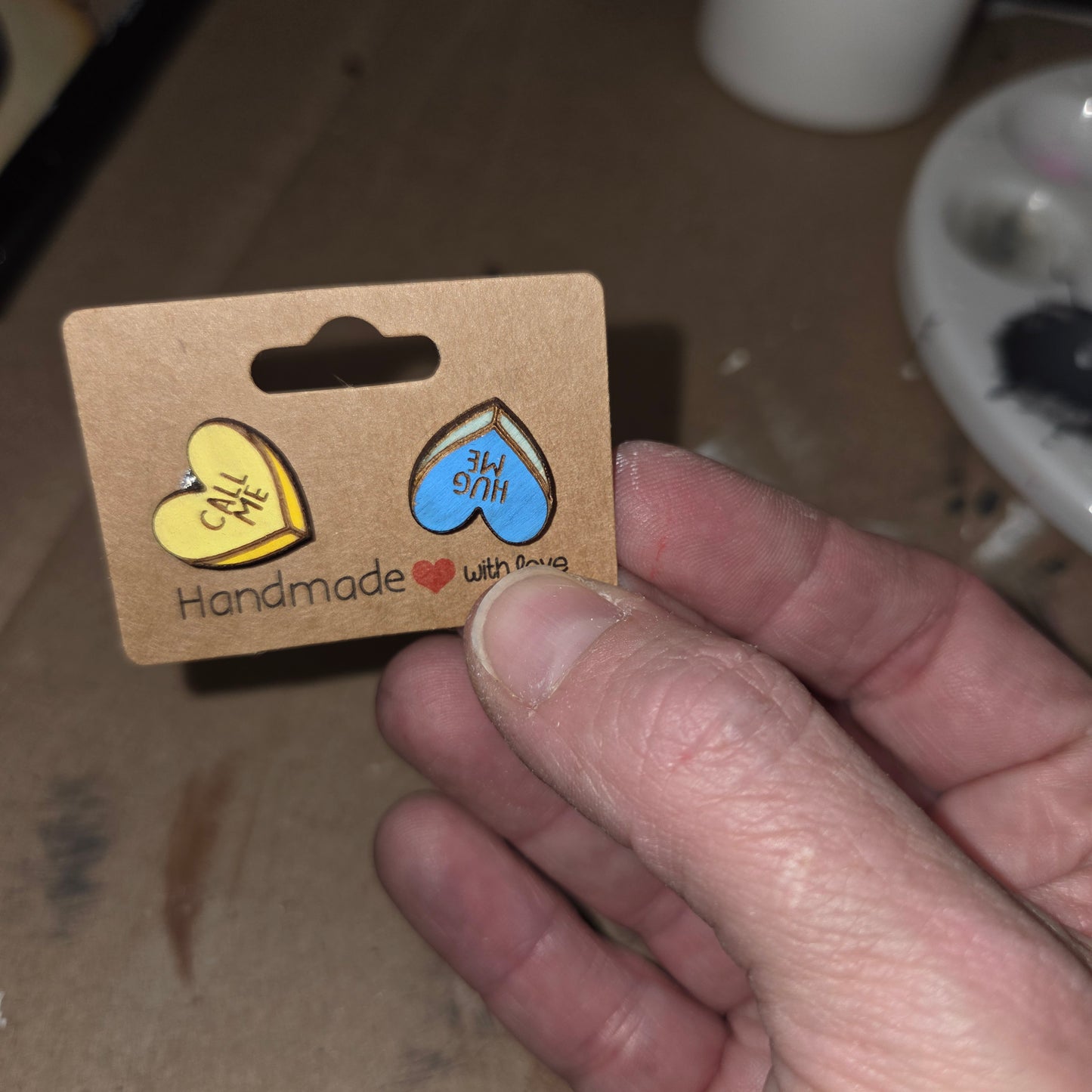 Conversation Heart Earrings